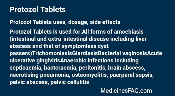 Protozol Tablets