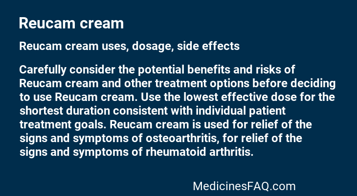 Reucam cream