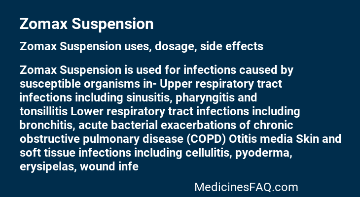 Zomax Suspension