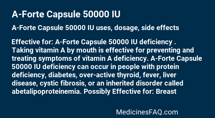 A-Forte Capsule 50000 IU