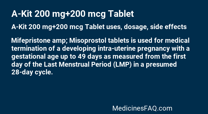 A-Kit 200 mg+200 mcg Tablet