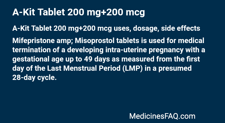 A-Kit Tablet 200 mg+200 mcg