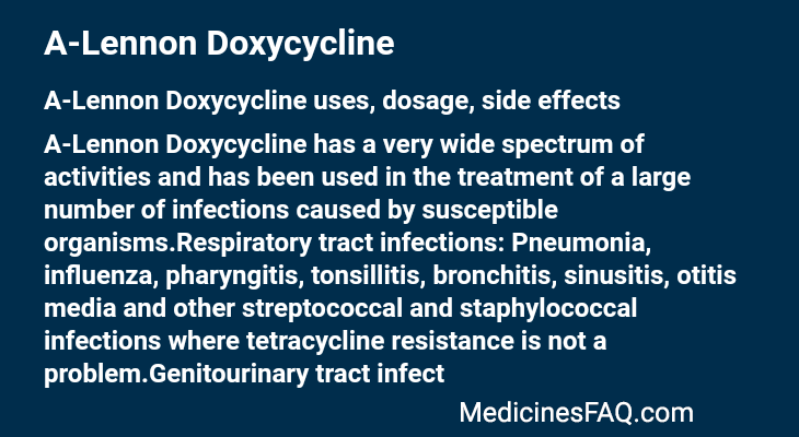 A-Lennon Doxycycline