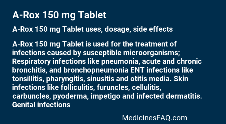 A-Rox 150 mg Tablet