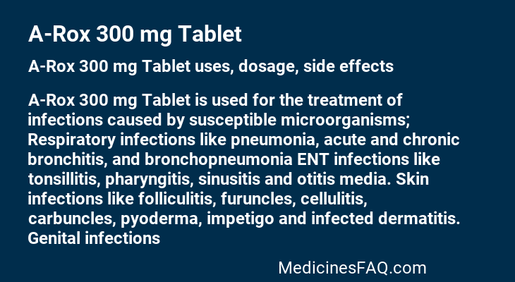 A-Rox 300 mg Tablet