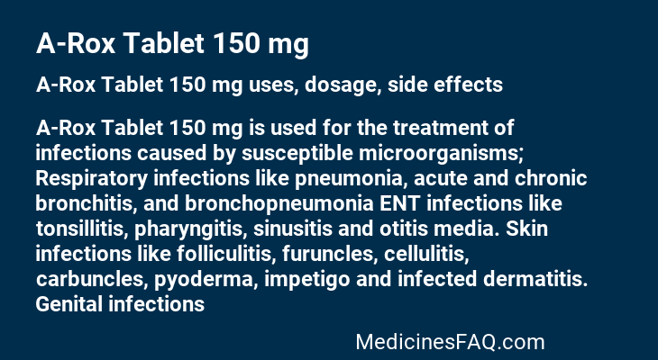 A-Rox Tablet 150 mg