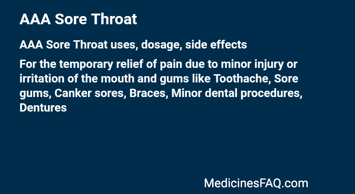 AAA Sore Throat