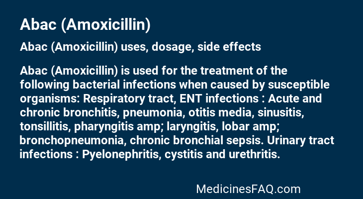 Abac (Amoxicillin)