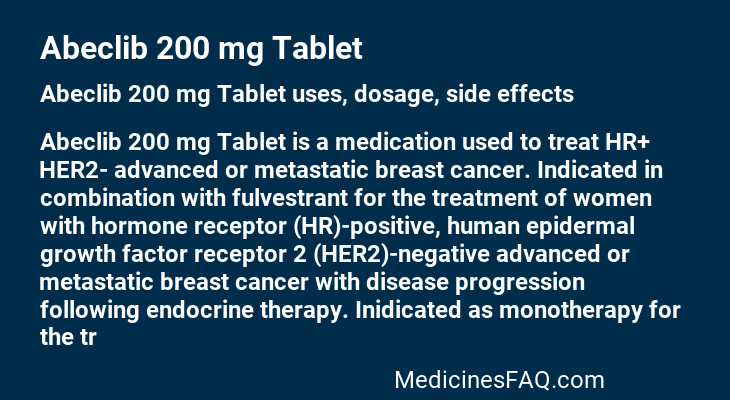 Abeclib 200 mg Tablet