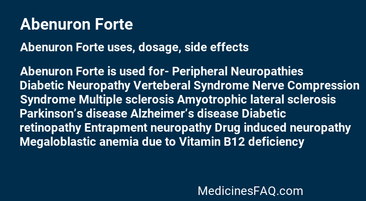 Abenuron Forte