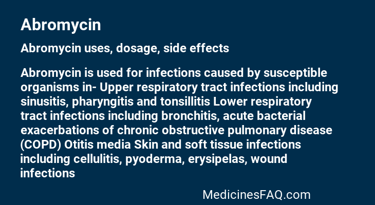 Abromycin