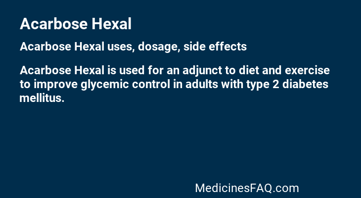 Acarbose Hexal