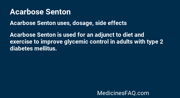 Acarbose Senton