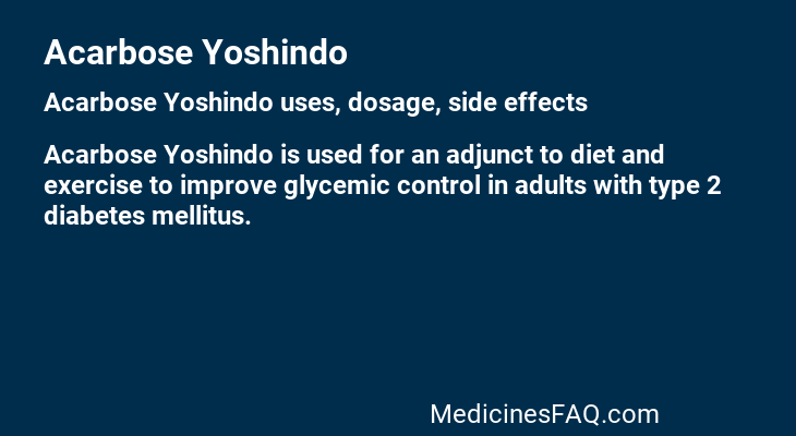 Acarbose Yoshindo