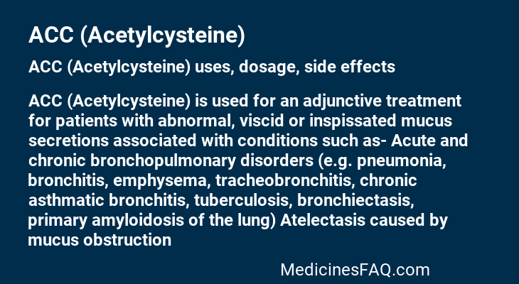 ACC (Acetylcysteine)