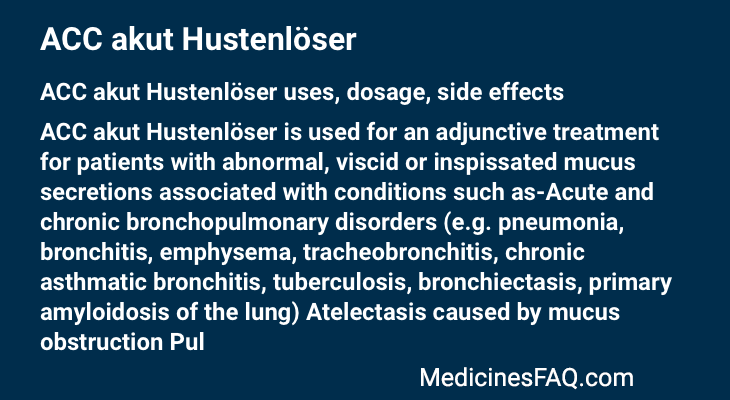 ACC akut Hustenlöser