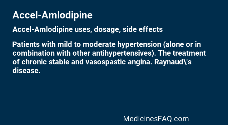 Accel-Amlodipine