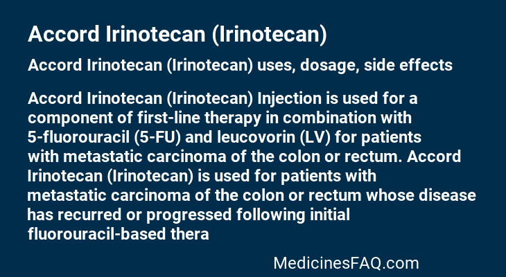 Accord Irinotecan (Irinotecan)