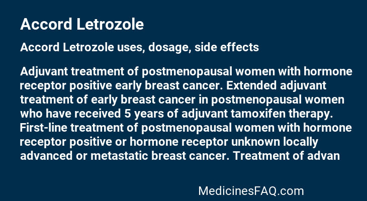 Accord Letrozole