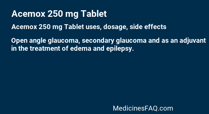 Acemox 250 mg Tablet