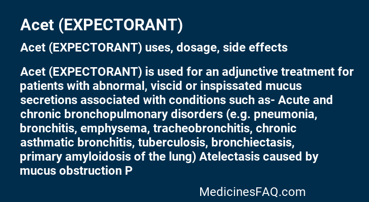 Acet (EXPECTORANT)