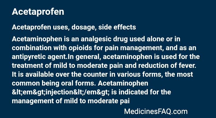 Acetaprofen