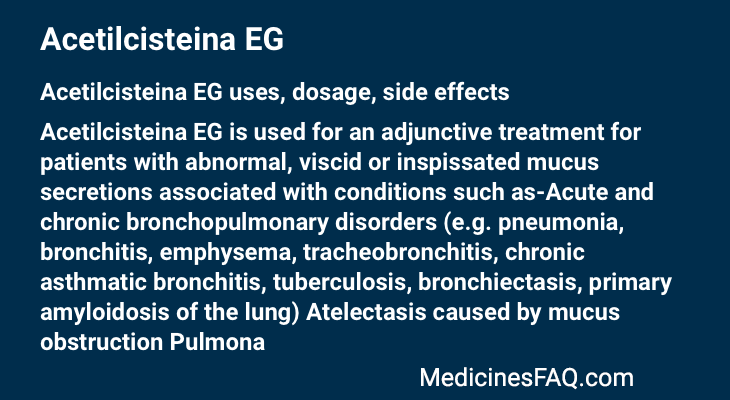 Acetilcisteina EG