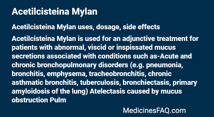 Acetilcisteina Mylan