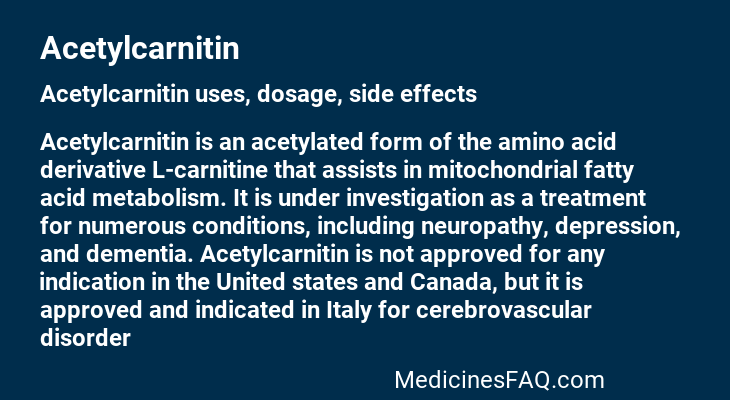 Acetylcarnitin