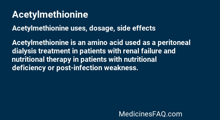 Acetylmethionine