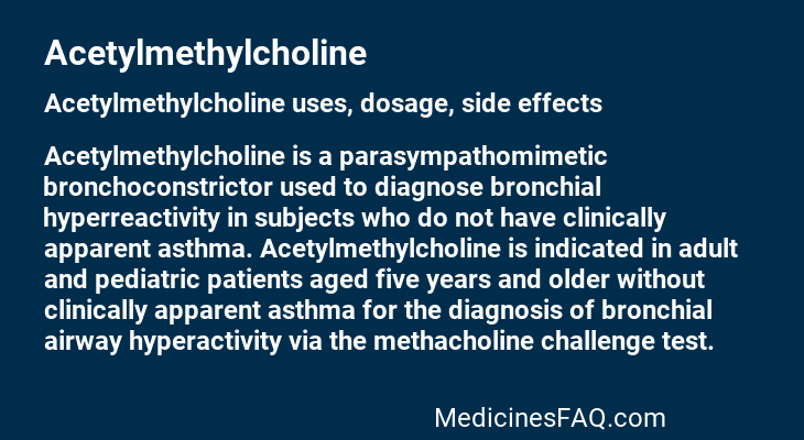Acetylmethylcholine