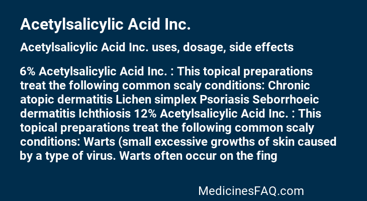 Acetylsalicylic Acid Inc.