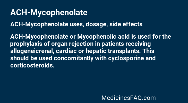 ACH-Mycophenolate