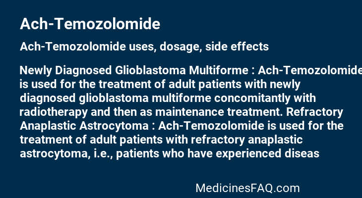 Ach-Temozolomide