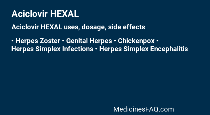 Aciclovir HEXAL