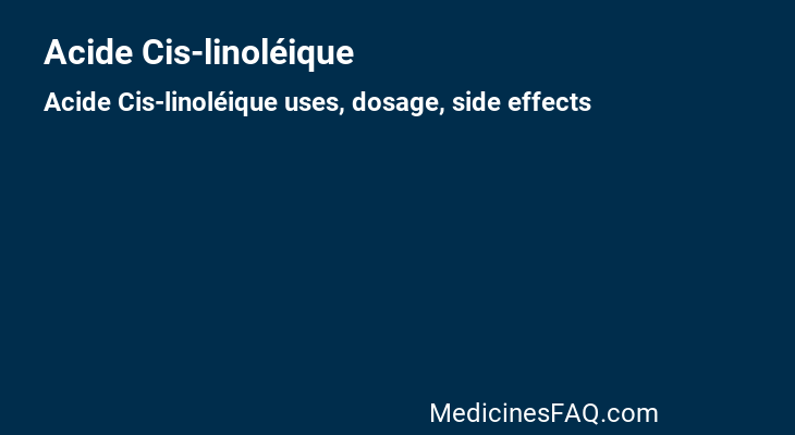 Acide Cis-linoléique