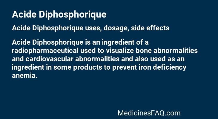 Acide Diphosphorique