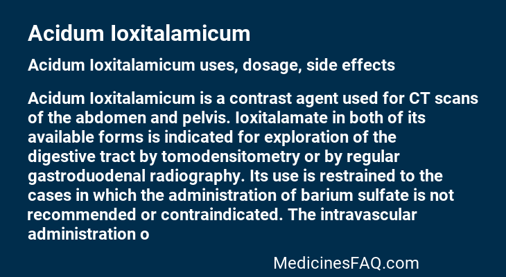 Acidum Ioxitalamicum