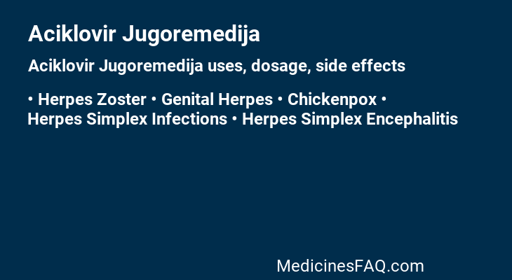 Aciklovir Jugoremedija