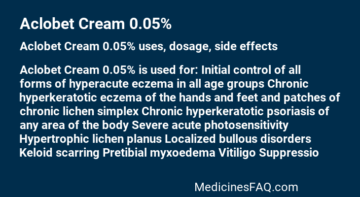 Aclobet Cream 0.05%