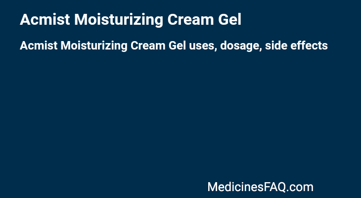 Acmist Moisturizing Cream Gel