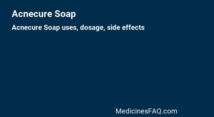 Acnecure Soap