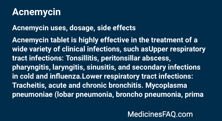 Acnemycin