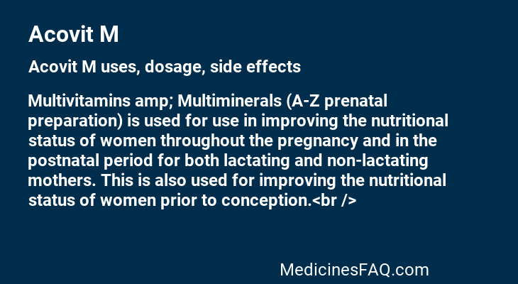 Acovit M