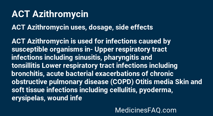 ACT Azithromycin