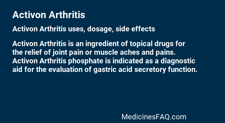 Activon Arthritis