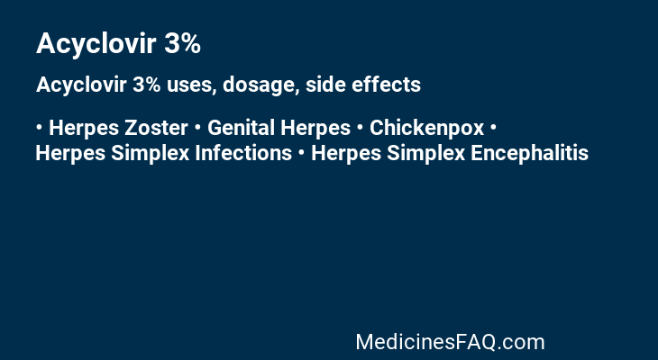 Acyclovir 3%