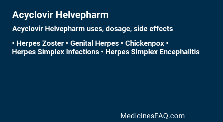 Acyclovir Helvepharm