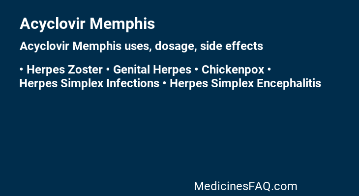 Acyclovir Memphis