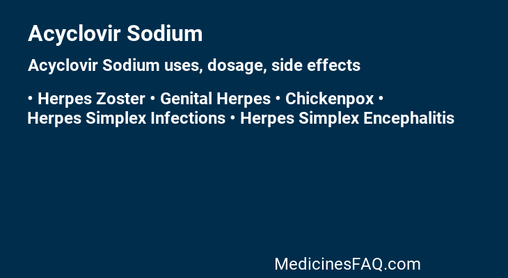 Acyclovir Sodium